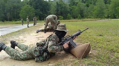 Menembak M16 And M4 Latihan Berterusan Intermediate Palapes Darat