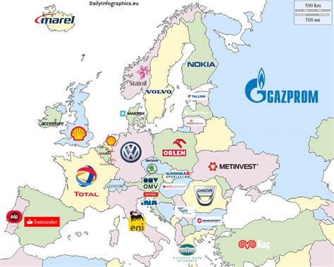 Well, we asked ourselves this question, and considering how many countries are in europe, we decided. Biggest Companies in European Countries | Daily Infographics