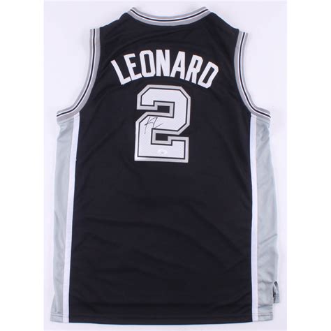 (order now ship tomorrow) % high quality kawhi leonard jersey guaranteed premium quality actual photo sale price: Kawhi Leonard Signed Spurs Jersey (JSA COA) | Pristine Auction