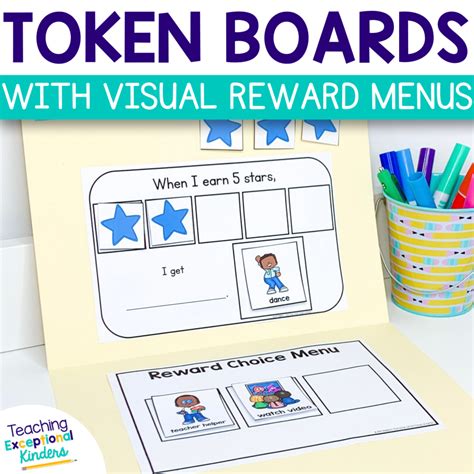 Visual Reward Choice Menu Token Board And Behavior Charts Teaching