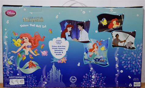 Disney Store The Little Mermaid Deluxe Doll T Set Incl Vanessa