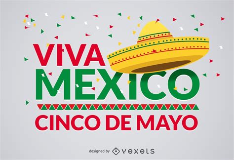 Descarga Vector De Diseño Cinco De Mayo Viva Mexico