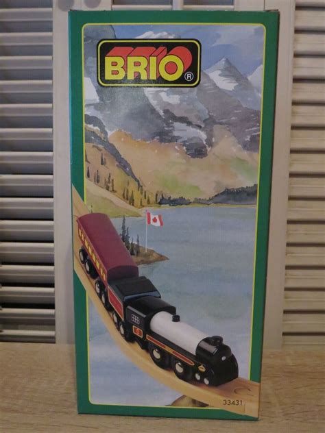 New 1996 Brio Wooden Railway The Canadian Pacific Royal Hudson Train