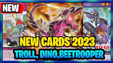 New Yugioh Cards 2023 Cyberstorm Access Wild Survivors First Look Yugioh Youtube