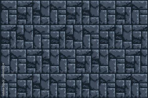 2d Brick Gray Wall Texture Assets For Game Pixel Art Gray Stone
