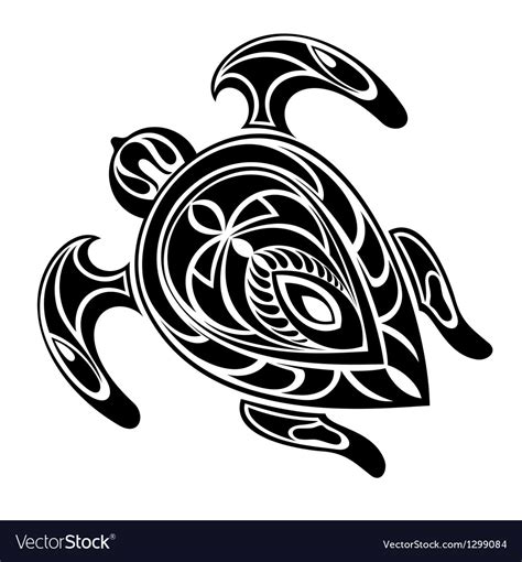 Abstract Turtle Royalty Free Vector Image Vectorstock