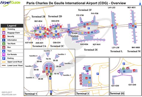 Paris Charles De Gaulle International Cdg Airport Terminal Maps