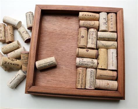 Wine Cork Trivet Kit Reclaimed Wood Diy Craft Kit Honey Etsy