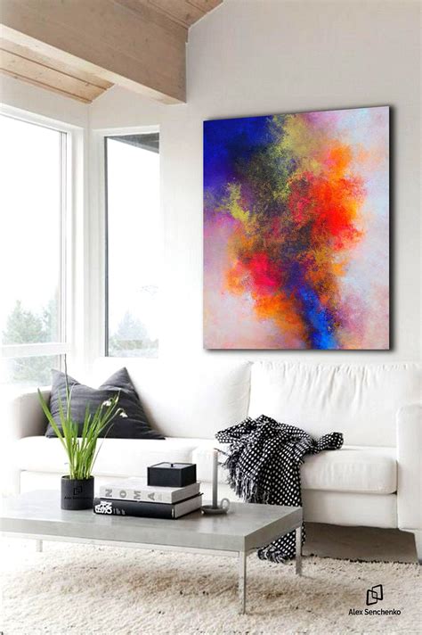 Large Wall Art Original Abstract Painting For Decor Contemporary Wall