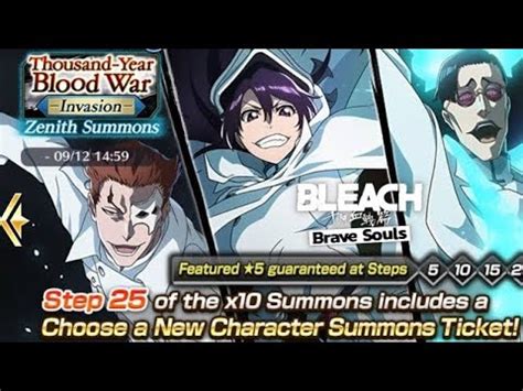 Step Summons For Tybw Anime Ebern Bambietta And Quilge Bleach