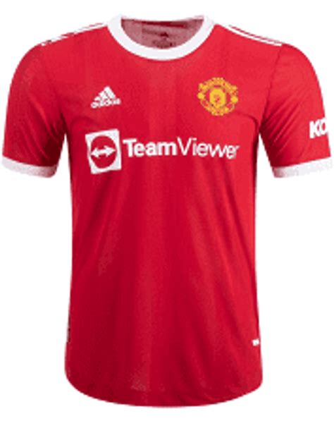 Adidas Manchester United 202122 Authentic Home Jersey Soccer Plus