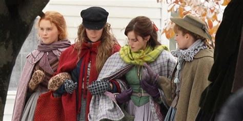 Emma Watson Films ‘little Women With All Four March Sisters In