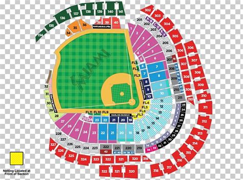 Miami Marlins Stadium Seat Map