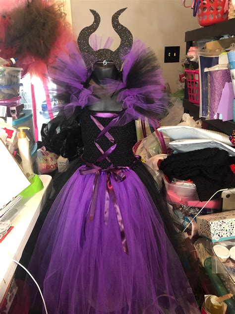 Maleficent Halloween Costume Etsy