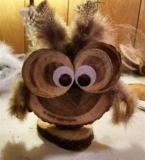 Wood Slice Owl By Sheri Wood Slice Crafts Wood Slices Crafts