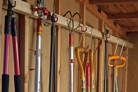 Make A Garden Shed Tool Rack