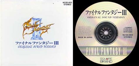 Final Fantasy Iii Original Sound Version Daryls Library