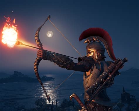 1280x1024 4k Assassins Creed Odyssey Bow And Arrow Wallpaper1280x1024
