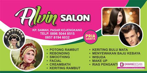 Create free desain spanduk salon kecantikan flyers, posters, social media graphics and videos in minutes. Contoh Banner Salon Kecantikan - gambar spanduk