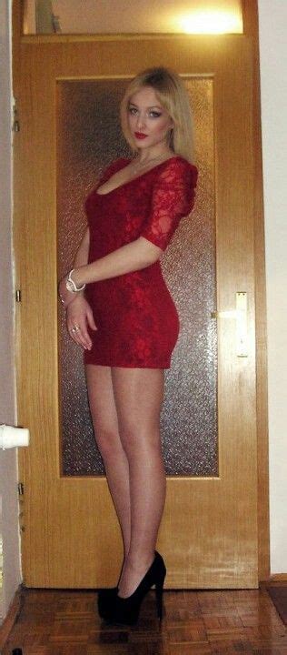 Blonde Red Mini Dress Dresses Fashion