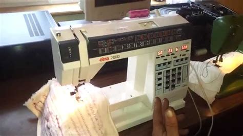Elna 7000 Sewing Machine Test Youtube
