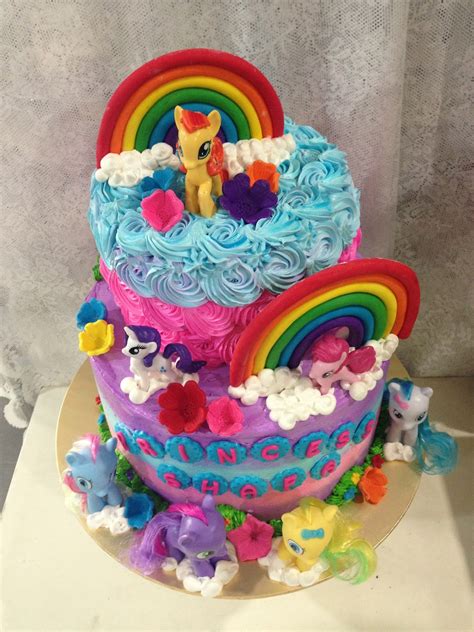 Ninie Cakes House Birthday Cakes My Little Pony Theme