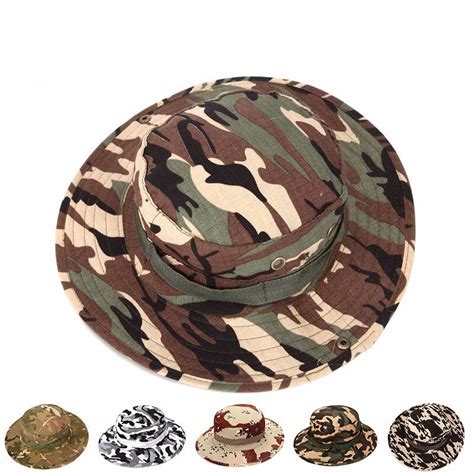 7 Colors Airsoft Sniper Camouflage Nude Bucket Fishing Hats Tactical