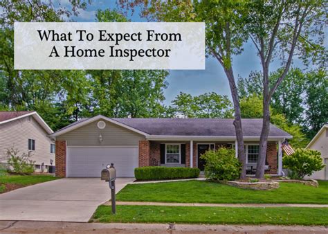 What To Expect From A Home Inspector Linda Robinson