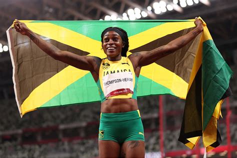 Elaine Thompson Herah Wins Womens 200m Final And Completes Olympic Double Double Zip103fm