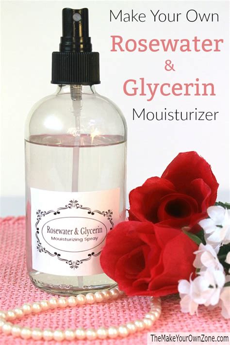 Diy Rosewater Glycerin Moisturizing Spray In 2020 Spray Moisturizer