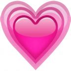 Pink Heart Emoji Transparent Images PNG PNG Mart