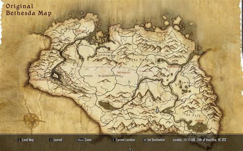 Paper World Map At Skyrim Nexus Mods And Community