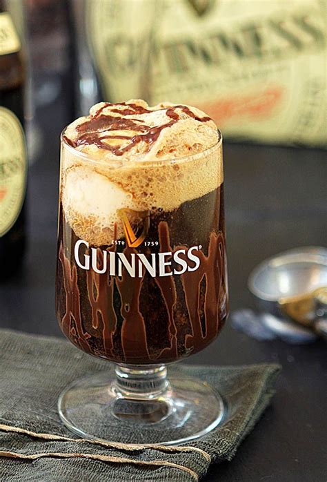 Guinness Float With Irish Cream Ice Cream Irishfood Irish Recipes
