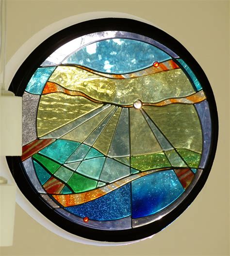 Abstract Dave Griffin Stained Glass Artist