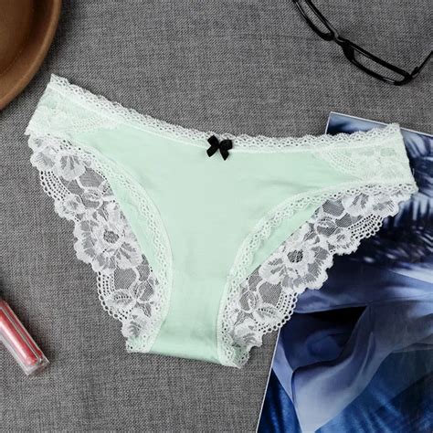 New Modal Women Panties Sexy Lace Underwear Cotton Brisfs Seamless Panty Low Rise Plus Size Girl