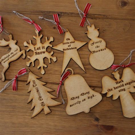 40 Wooden Christmas Decorations  All About Christmas