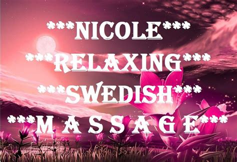 Nicole Relaxing Swedish Massage In The Centre In Cardiff City