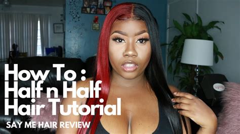 How To Get The Half N Half Hair Trend Color Flatiron