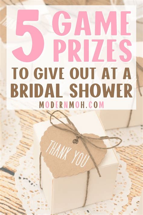 12 Bridal Shower Game Prizes Guests Will Actually Want Bridal Shower Prizes Bridal Shower