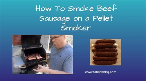 Pellet grills are a gimmick, right? How to Smoke Homemade Sausage on a Pellet Grill - YouTube