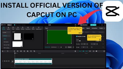 Capcut For Pc Download And Install Official Version Youtube