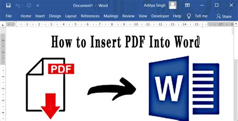 How to Insert a PDF File Into Word Doc | 3 Approachs