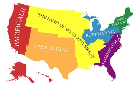 America Divided Into States With The Population Of England Boing Boing