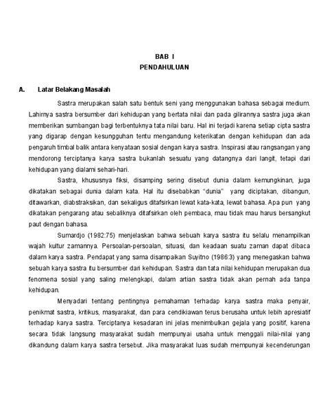 (DOC) Skripsi Bahasa Indonesia Analisis Religiusitas Tokoh Dalam