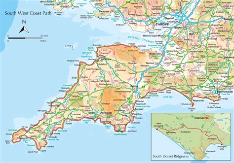 South West Coast Path Swcp National Trail Guidebook Cicerone Press