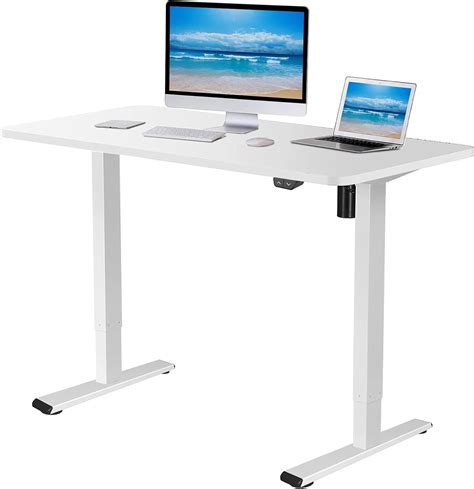 Buy Flexispot Ec1 Electric White Standing Desk Adjustable Height Desk
