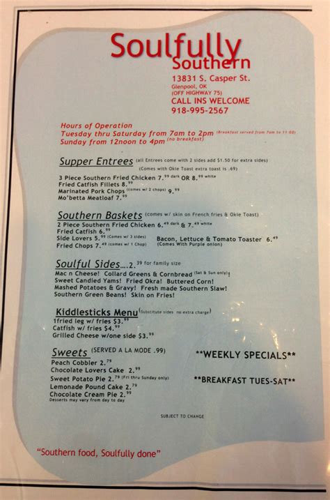 Places new hope, minnesota restaurantsoul food restaurant rck soul food. Some Yam Good Southern Food… at Soulfully Southern - Tulsa ...