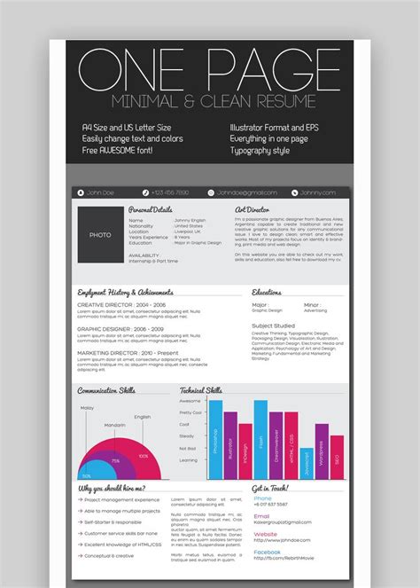 Below is a list of 20. 25+ Best One-Page Resume Templates (Simple to Use Format Examples 2020)