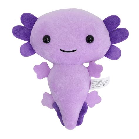 79 Kawaii Axolotl Plush Toy Soft Stuffed Animal Purple Axolotl