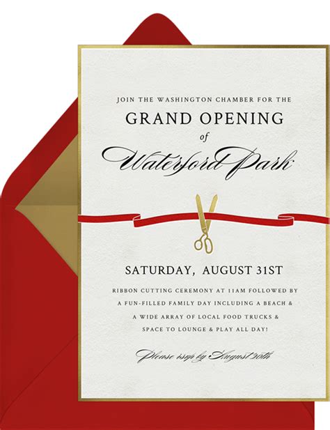 How To Create A Grand Opening Invitation That Impresses Stationers